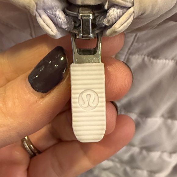 Women's Lulu Lemon Light Purple Quilted Vest - Picture 2 of 5